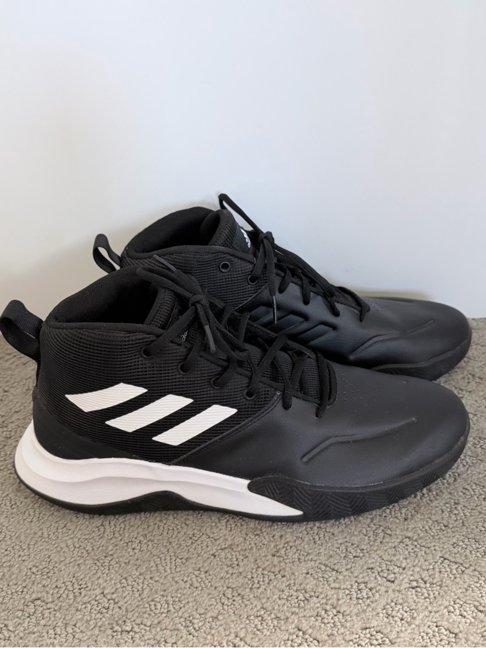 ADIDAS Men’s OwnTheGame 2.0 Core Black White ART FY6007 Sz 11